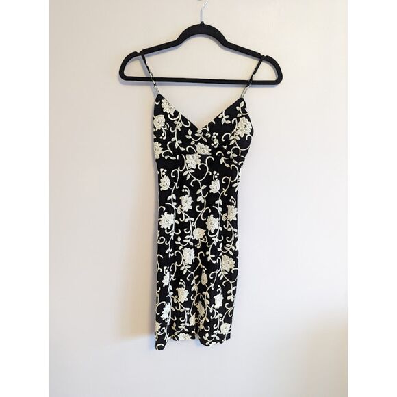 Y2K Me Too Floral Stretchy Mini Dress - Picture 1 of 5